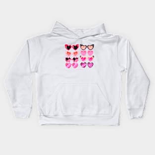 heart eyes Kids Hoodie